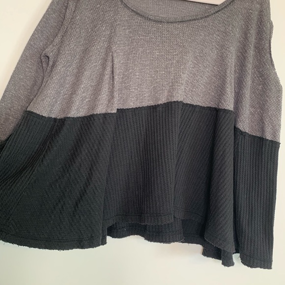 Free People colorblock loose top - Picture 6 of 11